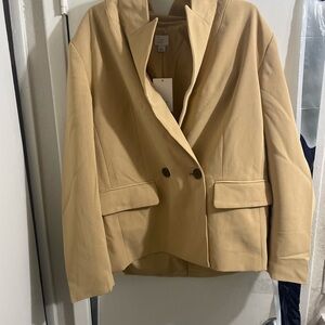 Women's Signature Crepe Slim Fit Blazer - A New Day NWT Classic Medium Chic Cute